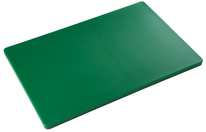 Planche à découper polyéthylène haute densité (pehd) vert 60x40 cm Pâtissier Sans rigole Non réversible Pro.cooker