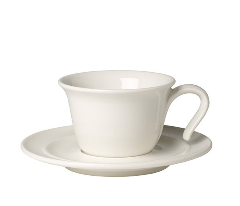 Sous-tasse à thé rond blanc porcelaine Ø 16 cm Neufchatel Villeroy & Boch