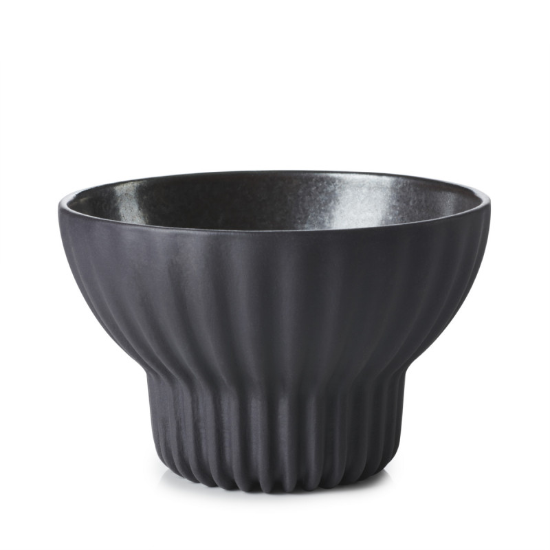 Bol à thé conique noir porcelaine culinaire 13,5 cl Ø 9,2 cm Pekoe Revol