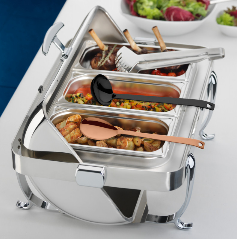 Louche à sauce cuivre inox 18/10 26 cm Buffet Pvd Cuivre Amefa