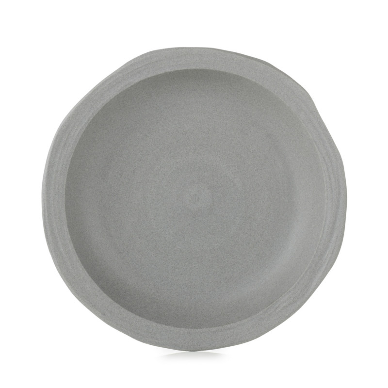 Assiette creuse rond gris porcelaine Ø 21 cm No.w Revol