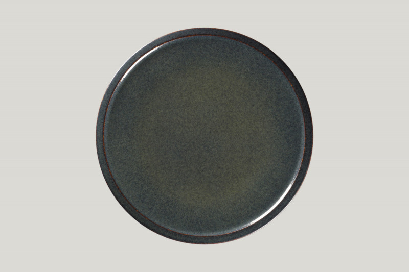 Assiette coupe plate rond noir porcelaine Ø 32 cm Rakstone Ease Rak