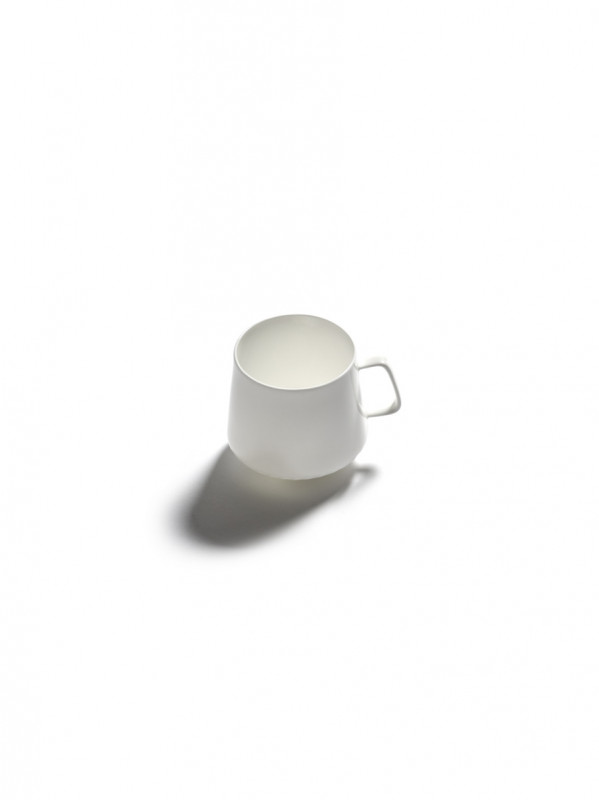 Tasse à cappuccino rond blanc porcelaine Ø 8,5 cm Nido Serax