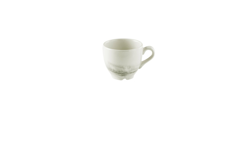 Sous tasse à espresso rond vert porcelaine Ø 11,8 cm Finca Dudson