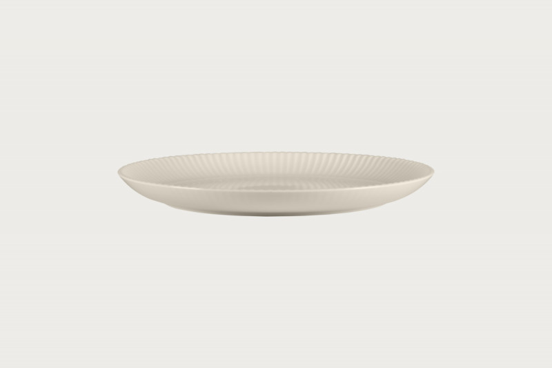 Assiette coupe plate rond blanc porcelaine Ø 28,6 cm Spectra Rak