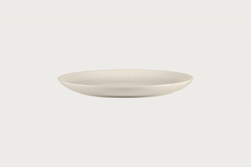 Assiette coupe plate rond blanc porcelaine Ø 26,8 cm Spectra Rak