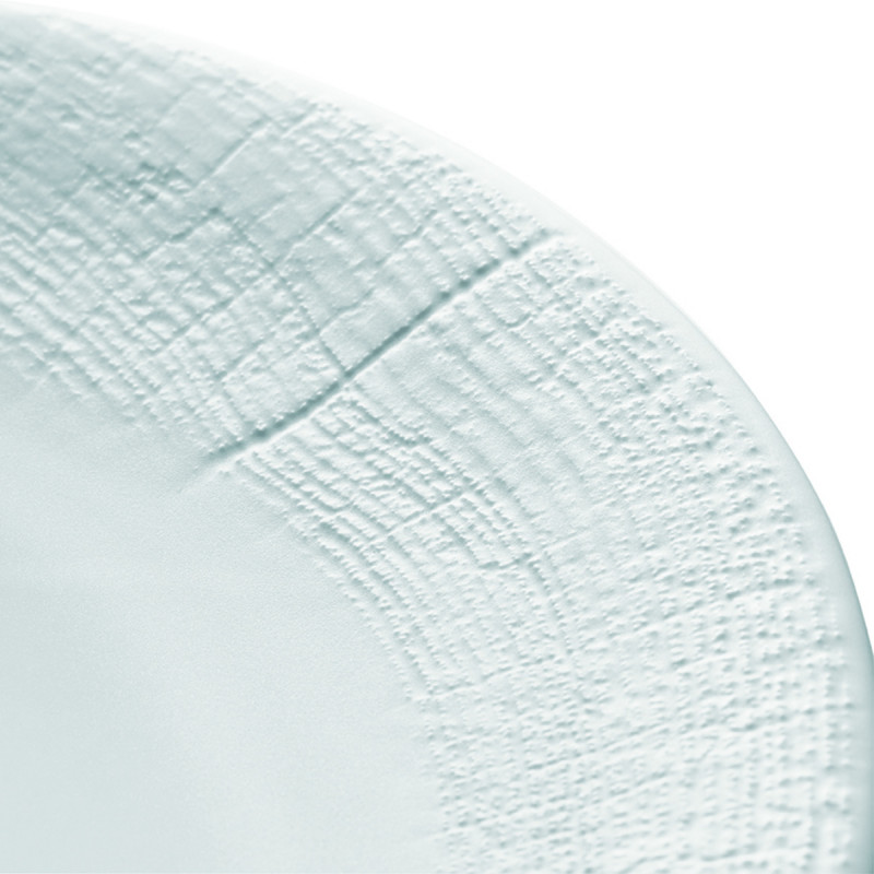 Assiette coupe plate rond blanc porcelaine Ø 27 cm Supernature Degrenne